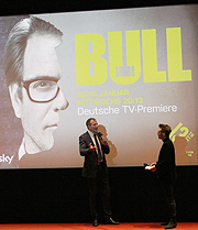 Alexander Hold  bei der Preview von "Bull" in der Hochschule für Fernsehen und Film am 09.012017 (©Foto. Martin Schmitz)
